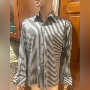 TED BAKER Endurance Superfine cotton long sleeve dress shirt NWOT. No Flaws